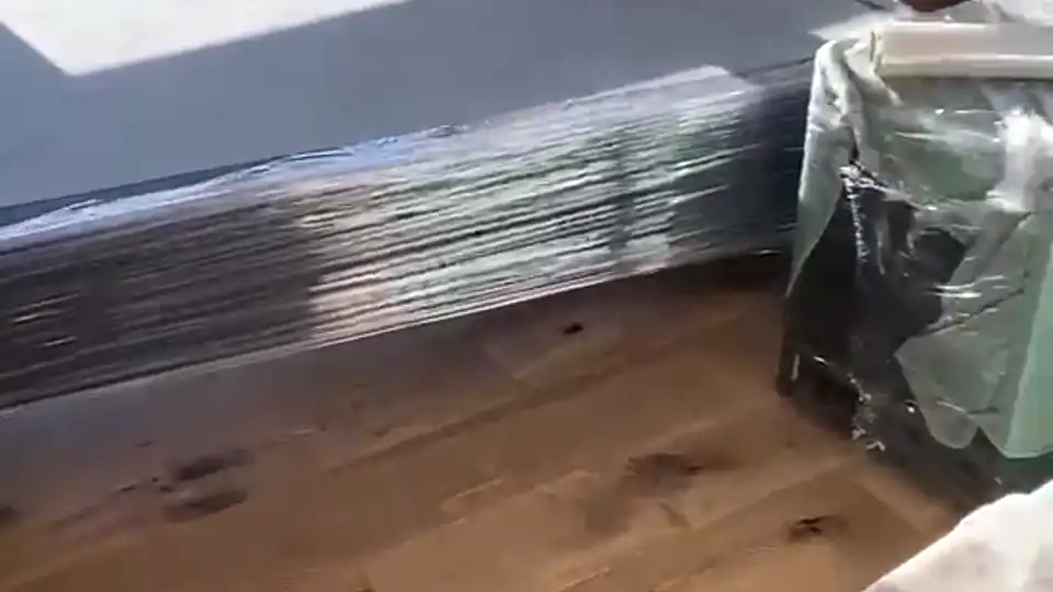 Küchenzeile verpackt
